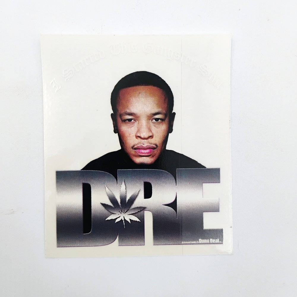 Dr. Dre Rap Sticker I Started This Gangsta Hip Hop Decal VTG Decal 1990's NOS